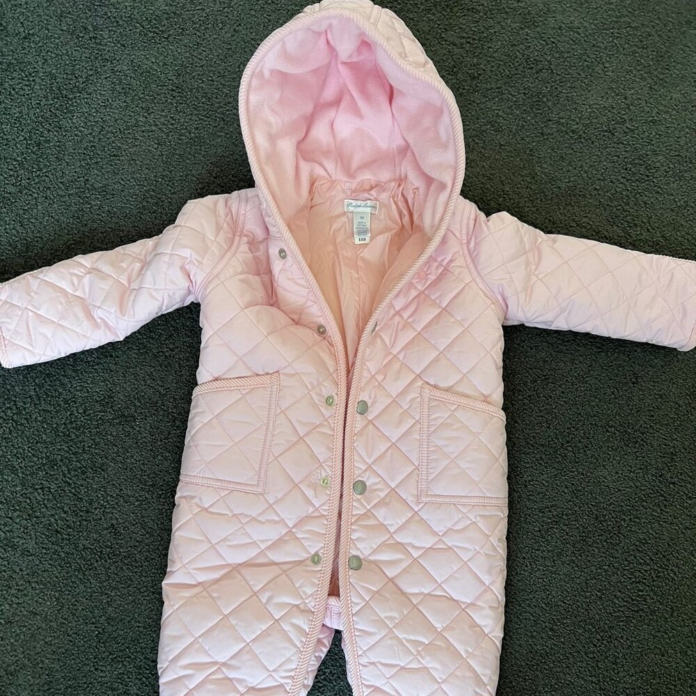 POLO RALPH LAUREN BABY Baby Water-Repellent Hooded Barn Bunting One Piece